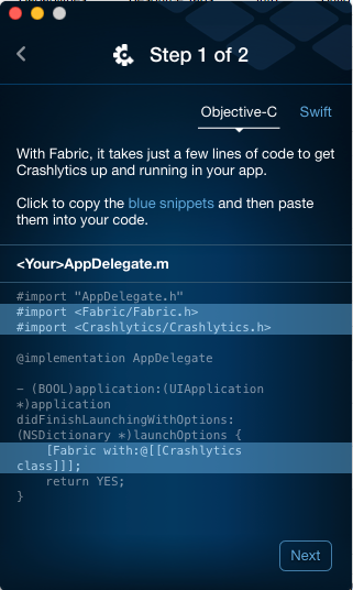 crashlytics_xcode_project_with_fabric